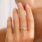 14k Illusion Setting East to West Baguette Diamond Wedding Ring  customdiamjewel   
