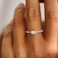 14k Illusion Setting East to West Baguette Diamond Wedding Ring  customdiamjewel   