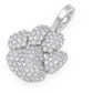 0.45CTW Dog Paw Round Diamond Pendant  customdiamjewel   