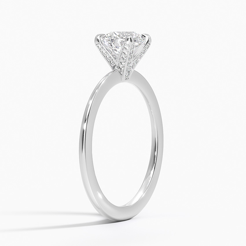 2.10CTW Lab Grown Diamond Unique Engagement Ring  customdiamjewel Sterling Silver White Gold VVS-EF