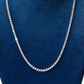 Prong Set White Diamond Tennis Necklace  customdiamjewel   