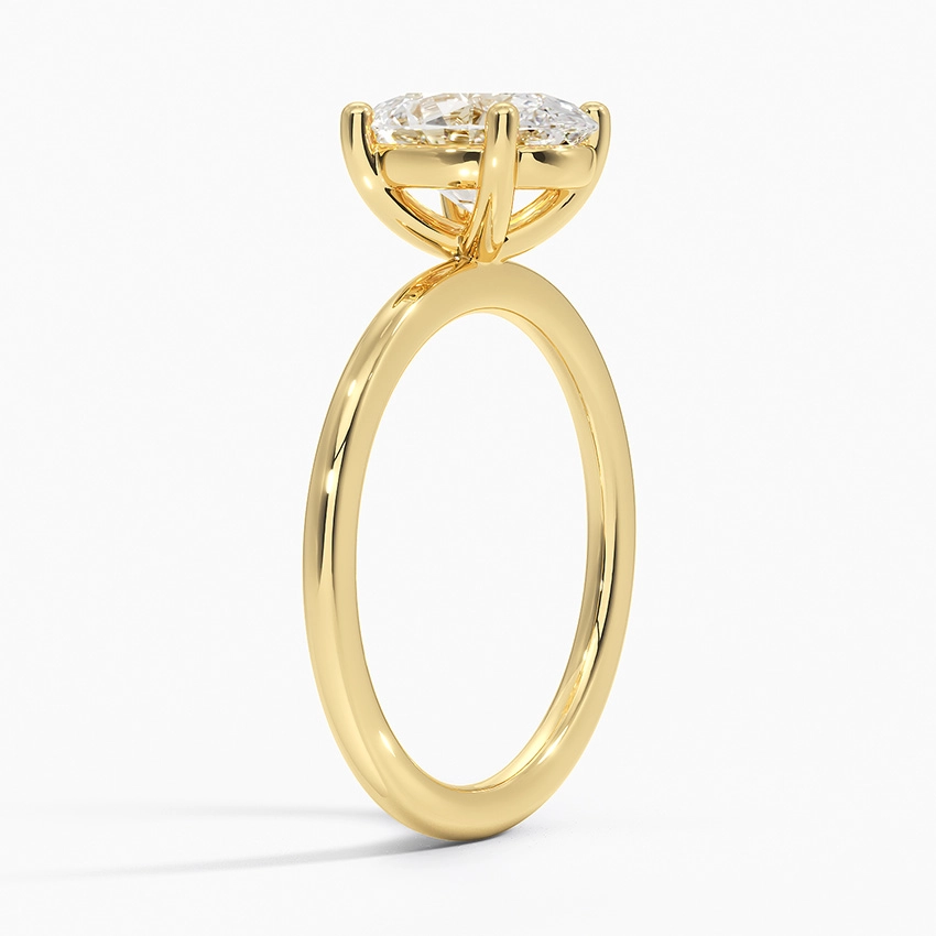2CT Lab Grown Oval Diamond Solitaire Engagement Ring  customdiamjewel   