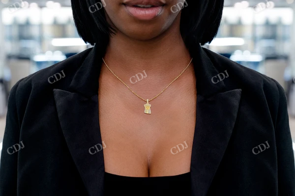 0.33CTW Jesus Round Diamond Hip Hop Pendant  customdiamjewel   