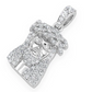 0.33CTW Jesus Round Diamond Hip Hop Pendant  customdiamjewel   