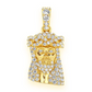 0.33CTW Jesus Round Diamond Hip Hop Pendant  customdiamjewel   