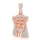 0.33CTW Jesus Round Diamond Hip Hop Pendant  customdiamjewel   