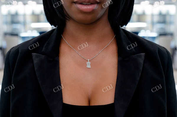 0.33CTW Jesus Round Diamond Hip Hop Pendant  customdiamjewel   