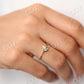 14k Bezel Setting Ballerina Disc Solitaire Diamond Wedding Ring  customdiamjewel   