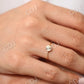 14k Bezel Setting Ballerina Disc Solitaire Diamond Wedding Ring  customdiamjewel   