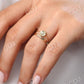 14k Bezel Setting Ballerina Disc Solitaire Diamond Wedding Ring  customdiamjewel   