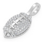 0.40CTW American Football Diamond Pendant  customdiamjewel   