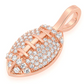 0.40CTW American Football Diamond Pendant  customdiamjewel   