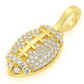 0.40CTW American Football Diamond Pendant  customdiamjewel   