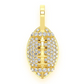 0.40CTW American Football Diamond Pendant  customdiamjewel   