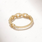 0.14CTW Solid Gold Diamond Linked Wedding Band For Women  customdiamjewel   