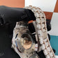 Custom IcedOut Moissanite Bustdown Ap Watch customdiamjewel