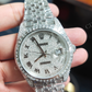 Luxury Rolex Iced out Custom Moissanite Men's Watch customdiamjewel