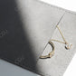 14K Yellow Gold Rope Chain Hoop Earrings  customdiamjewel   