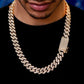 Hip Hop Style Miami Cuban Link Chain Necklace  customdiamjewel   