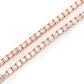 Prong Set Round Diamond Tennis Necklace  customdiamjewel   