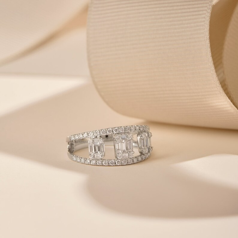 0.80CTW Cocktail Lab Grown Diamond Wedding Band  customdiamjewel   