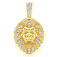 0.50CTW Lion Head Round Diamond Pendant  customdiamjewel   