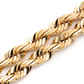 14K Gold Rope Bracelet For Men  customdiamjewel   