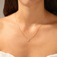 0.40CTW Marquise Cut Clover Moissanite Necklace  customdiamjewel   