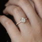 Oval Cut Moissanite Pave Diamond Engagement Ring  customdiamjewel   