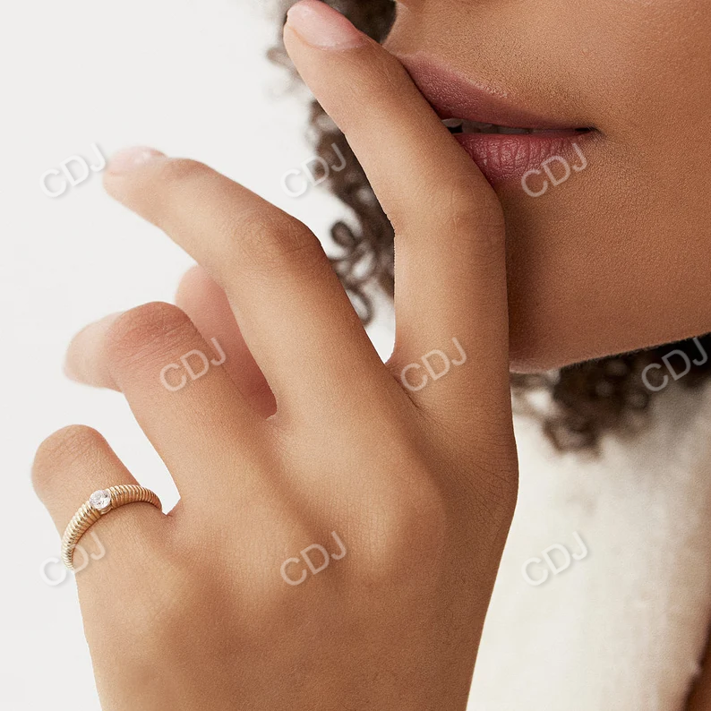 0.18VTW Lab Grown Diamond Solitaire Engagement Ring  customdiamjewel   