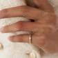 14k Ribbed Gold Solitaire Diamond Wedding Ring  customdiamjewel   