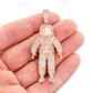 4.25CTW Astronaut Round Diamond Pendant  customdiamjewel   