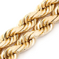 Gold Rope 14K Bracelet For Men  customdiamjewel   