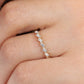 0.25CTW Baguette Cut Natural Diamond Half Eternity Band  customdiamjewel   