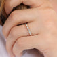 0.25CTW Baguette Cut Natural Diamond Half Eternity Band  customdiamjewel   