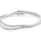Moissanite Diamaond Two Row Prong Set Tennis Bracelet customdiamjewel