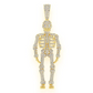 2.75CTW Skeleton Hip Hop Pendant  customdiamjewel   