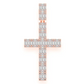 2.00CTW Royal Baguette Cross Pendant  customdiamjewel   