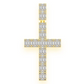 2.00CTW Royal Baguette Cross Pendant  customdiamjewel   