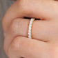 0.24CTW Baguette Cut Natural Diamond Stackable Wedding Band  customdiamjewel   