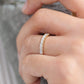 0.24CTW Baguette Cut Natural Diamond Stackable Wedding Band  customdiamjewel   