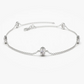 14k Solid Gold Natural Diamond Solitaire Bezel Set Bracelet  customdiamjewel 10 KT Solid Gold White Gold VVS-EF