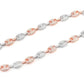 Two Tone Mariner Cuban Link Chain Necklace  customdiamjewel   