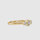 Round 2.82CT Eternity Diamond Engagement Ring