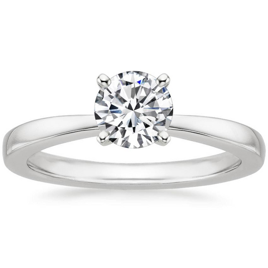 2CT Lab Grown Diamond Solitaire Ring For Engagement