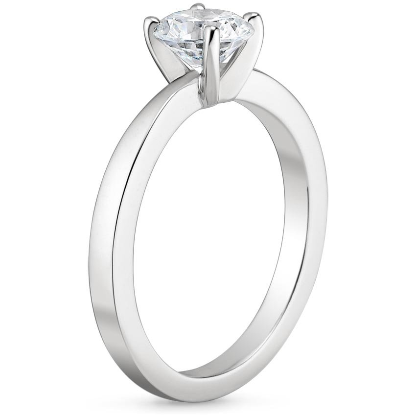 2CT Lab Grown Diamond Solitaire Ring For Engagement  customdiamjewel Sterling Silver White Gold VVS-EF