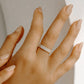 0.68CTW Lab Grown Diamond 4 Row Micro Pave Wedding Band  customdiamjewel   