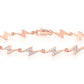 Lab Grown Diamond Lightning Bolt Eternity Bracelet  customdiamjewel   