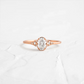 Antique Cluster Engagement Ring Oval Cut Moissanite Ring  customdiamjewel   