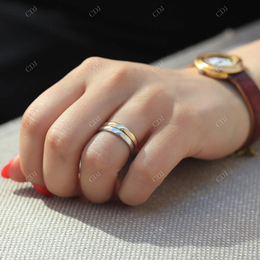 Double Plain Wedding Bands For Women  customdiamjewel   